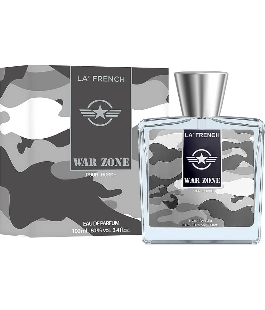 LA FRENCH Kombat & War Zone Eau De Parfum (EDP) For Men 200ml ( Pack of 2 ) view 2