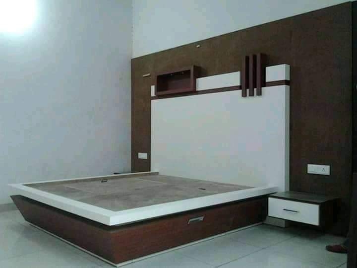 Wooden Bed view 2