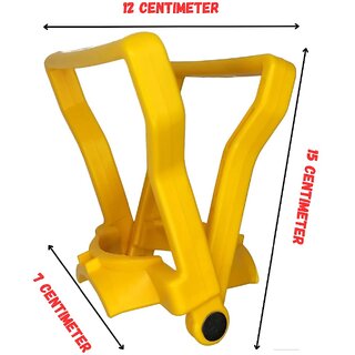 Water Can Lifter Handle Durable Grip for 20L Bottles Easy Lift Carry Water Bottle Holder Strong Water Can Handle for Effortless Lifting (Pack of 1, Yellow) view 2