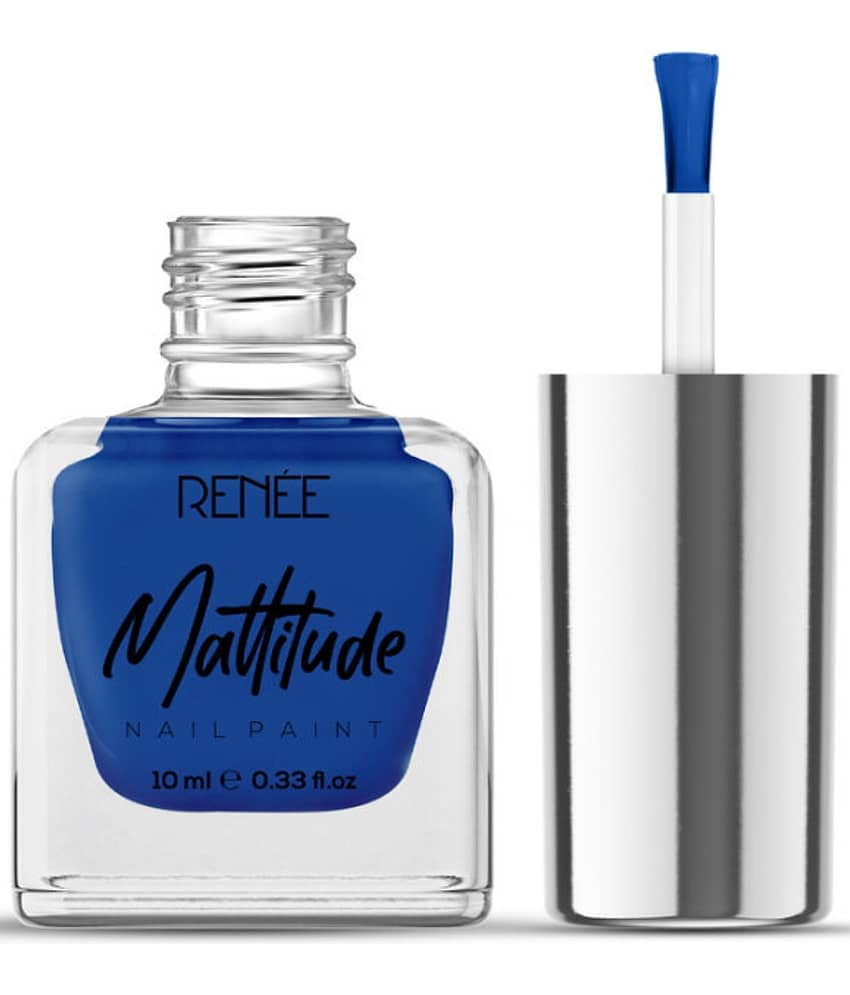 RENEE Mattitude Nail Paint - Prussian Blue 10 Ml view 2
