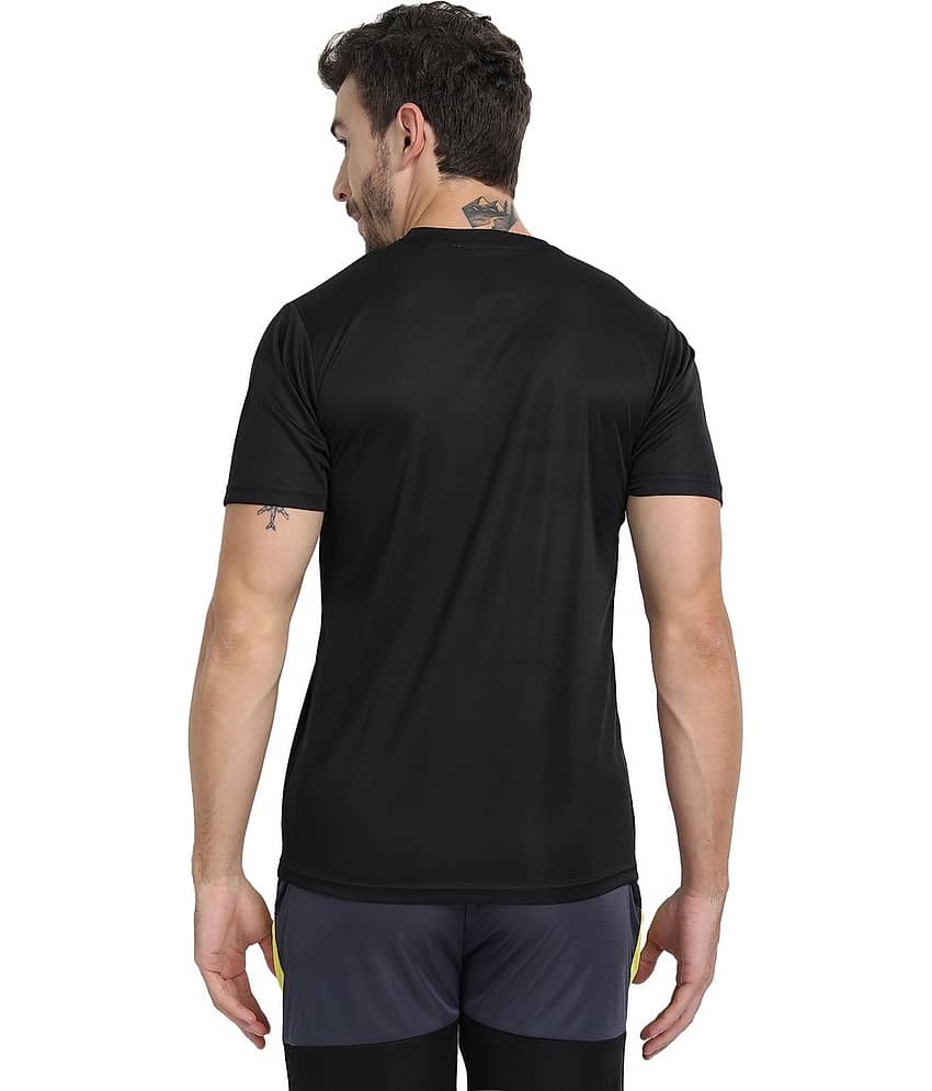 FTX Polyester Regular Fit Solid Half Sleeves Men's Round T-Shirt - Light Blue ( Pack of 2 ) view 2