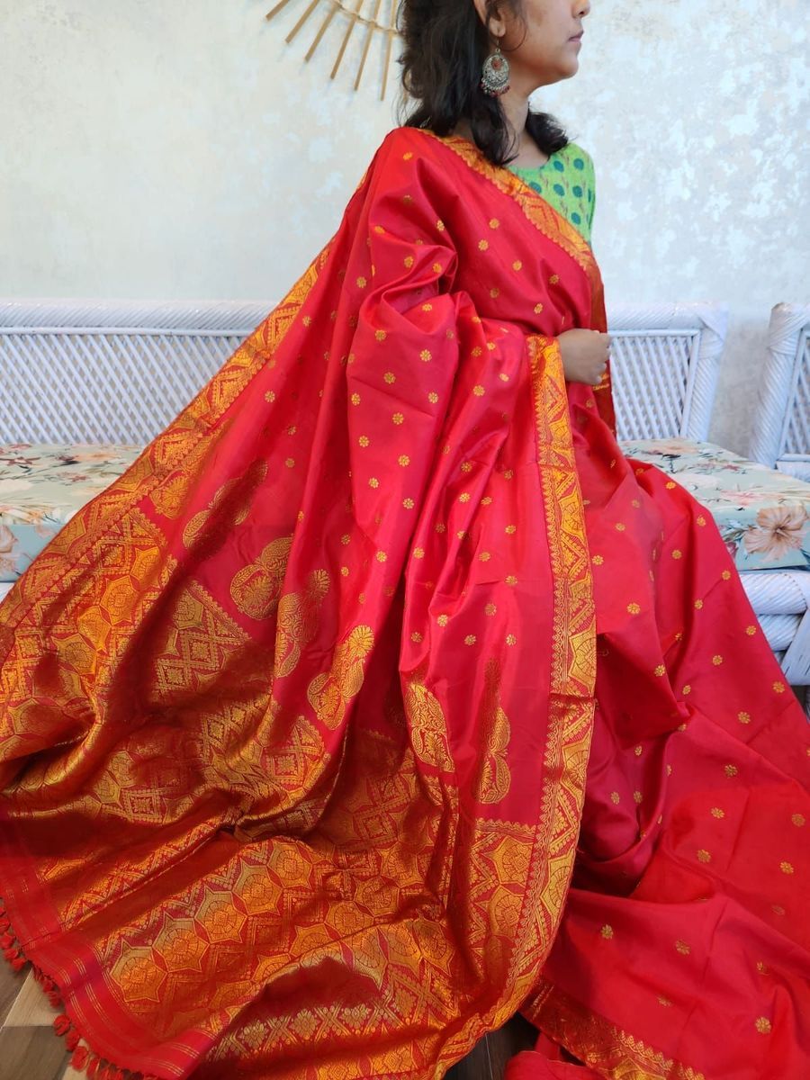 Mullberry Silk Saree view 2