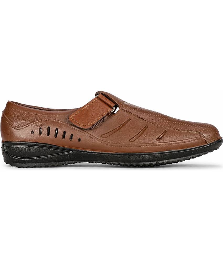 Bata - Brown Men's Sandals view 2