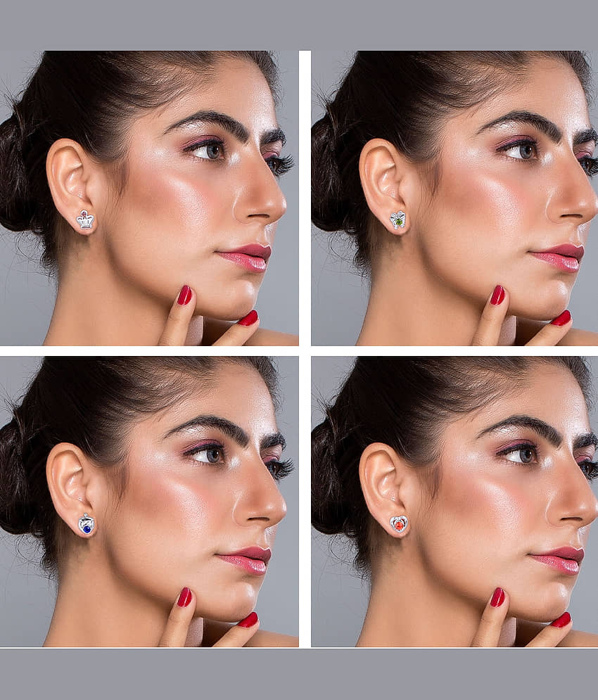 Stud Earring Golden look Cute Earring Set of 36 Earrings for Women… view 2