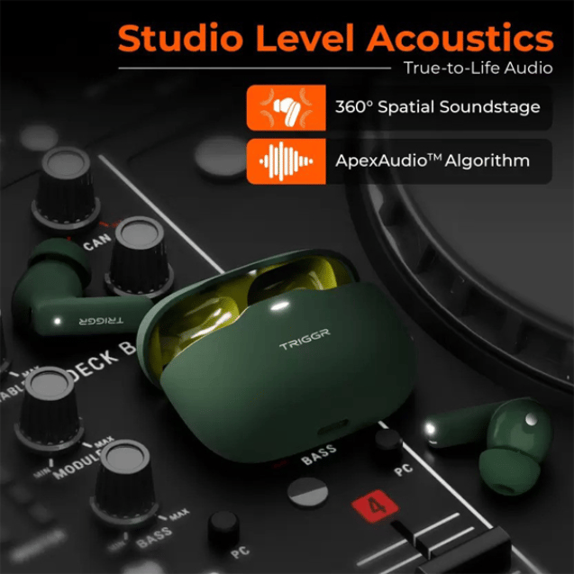 TRIGGR Apex S2 Earbuds with Dual Pairing view 2