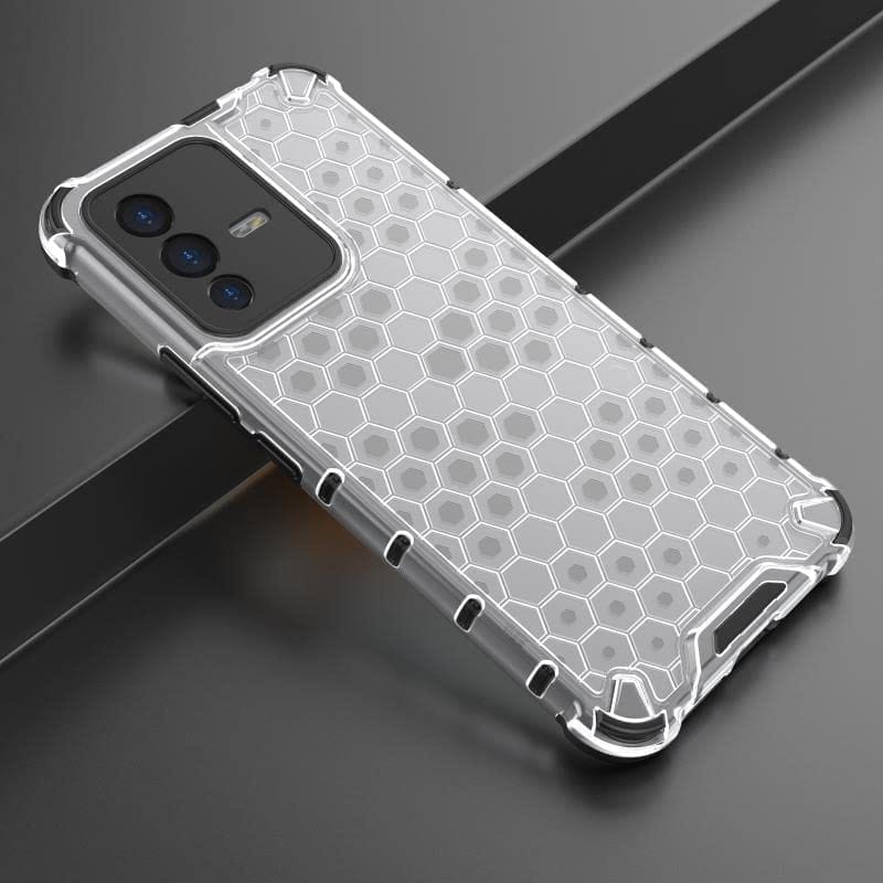 Faircost Hybrid Shockproof Back Cover for Vivo V23 PRO Hard Outside Soft Inside- (Polycabonate::Transparent) view 2