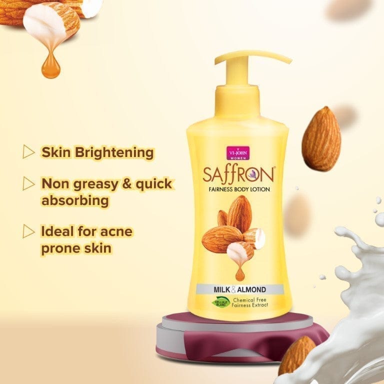 VI-JOHN Body Lotion Combo Of 4 | 250 ML Each | For Men And Women | All Skin Types | Red Apple 2| Milk Almond 2 1000 ML view 2
