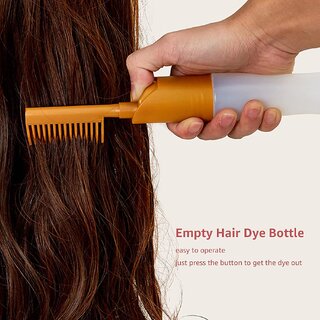 110ml Empty Hair Dye Bottle Hair Dye Applicator Bottle with Comb Hair Dyeing Coloring Conditioning Tool Pack Of 1 view 2