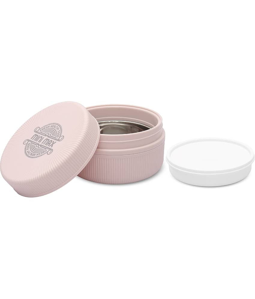 Jaypee - Pink Stainless Steel Lunch Box ( Pack of 1 ) view 2