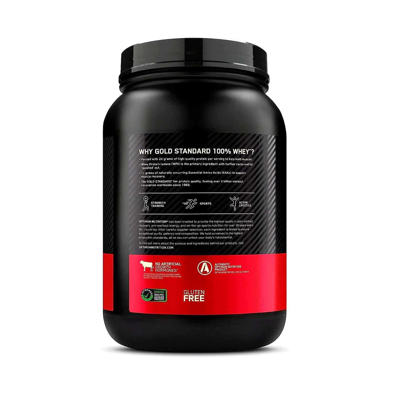 Optimum Nutrition Gold Standard 100% Whey Protein (Flavour - VANILLA ICE CREAM, Size - 2 Lbs) by Total Sporting And Fitness Solutions Pvt Ltd view 2
