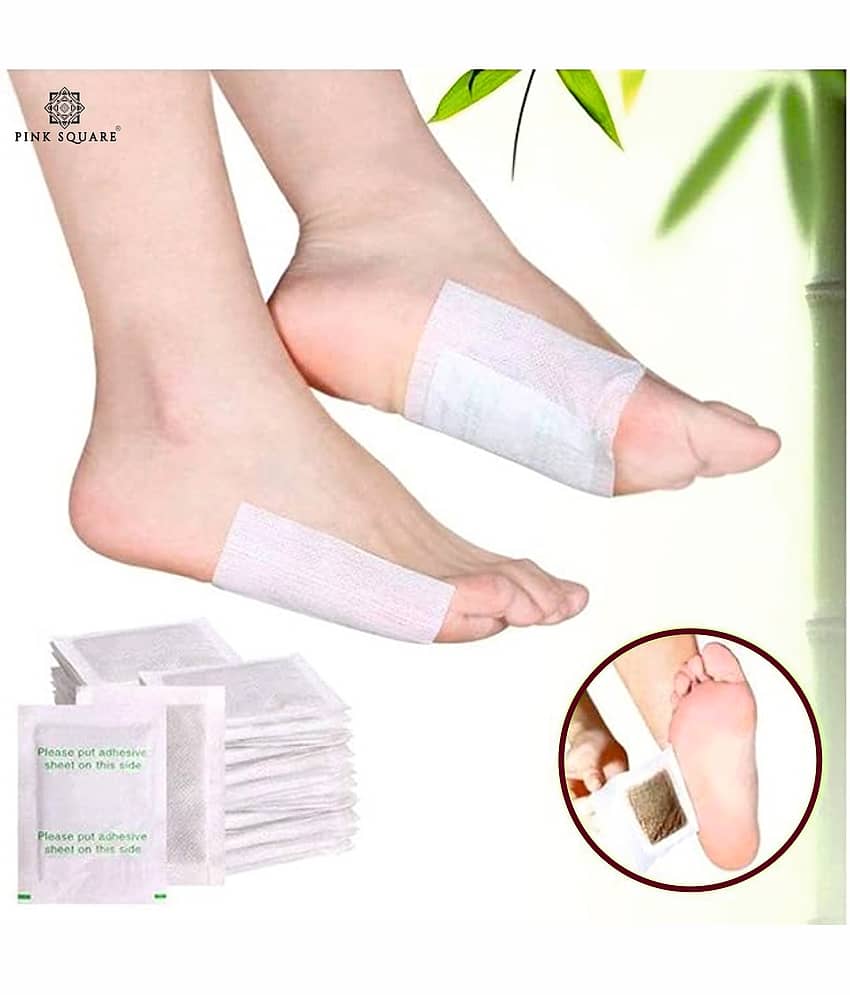 pink square Foot Pain Relief Patch ( Pack Of 2 ) view 2