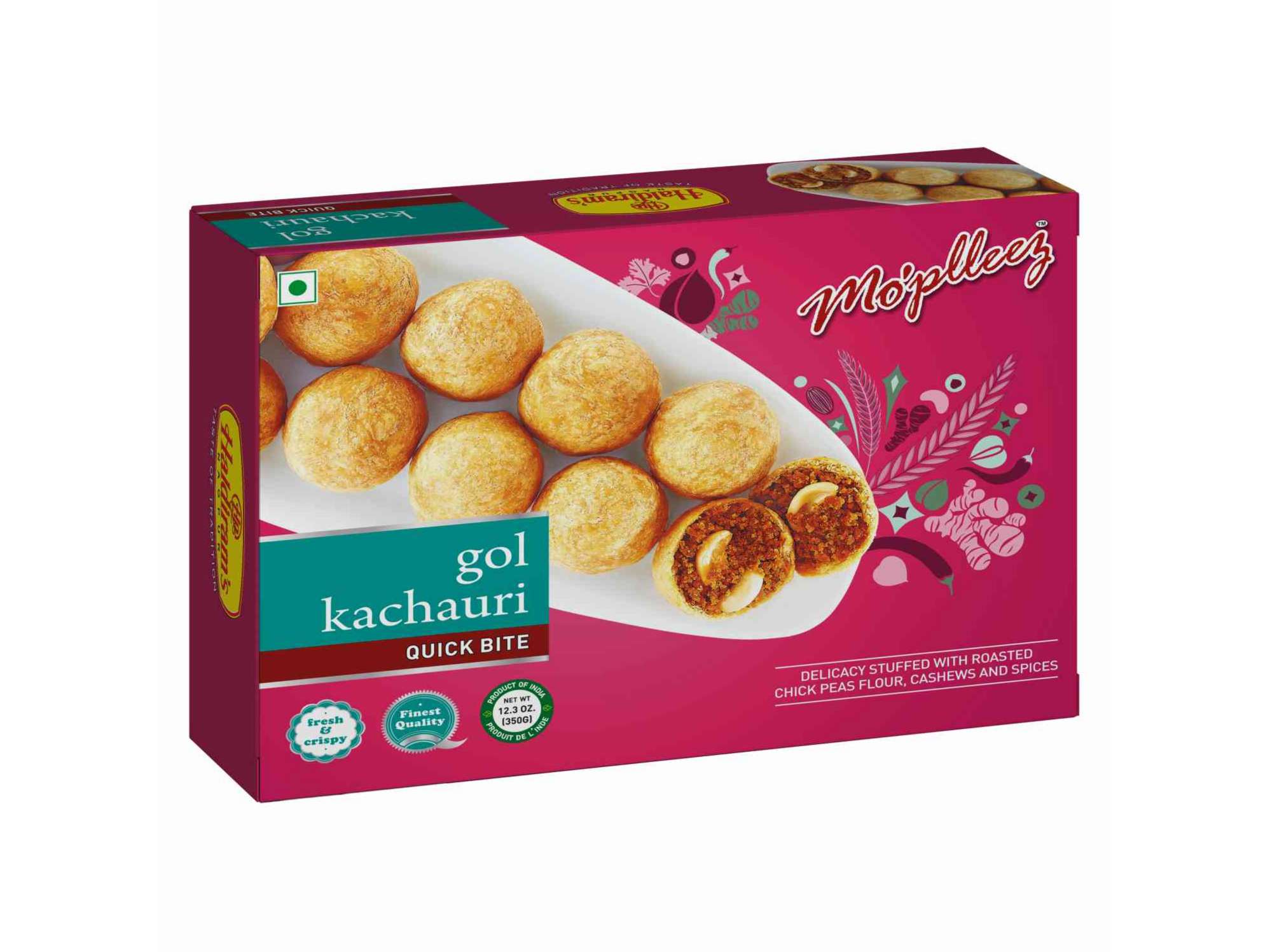 Haldiram's Gol Kachauri Namkeen - 200 gm view 2