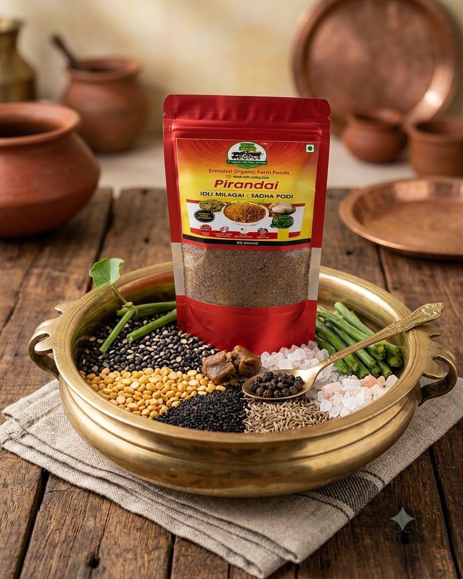 PIRANDAI IDLI MILAGAI / SADHAPODI view 2