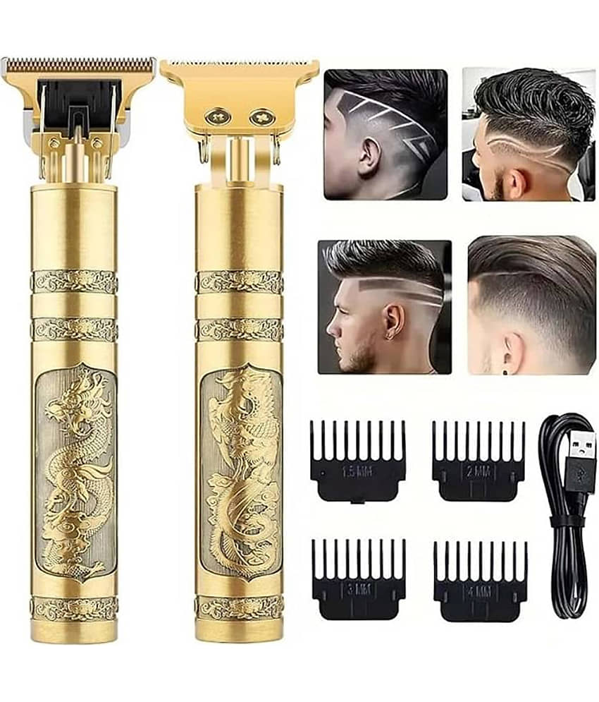 UBON T9 Gold Cordless,Corded Beard Trimmer With 120 minutes Runtime view 2