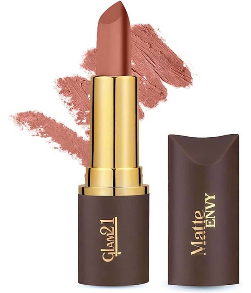 Glam21 Matte Envy Lipstick Intense Colour Creamy Texture Lightweight Lipstick 3.5gm Wineyard-21 view 2
