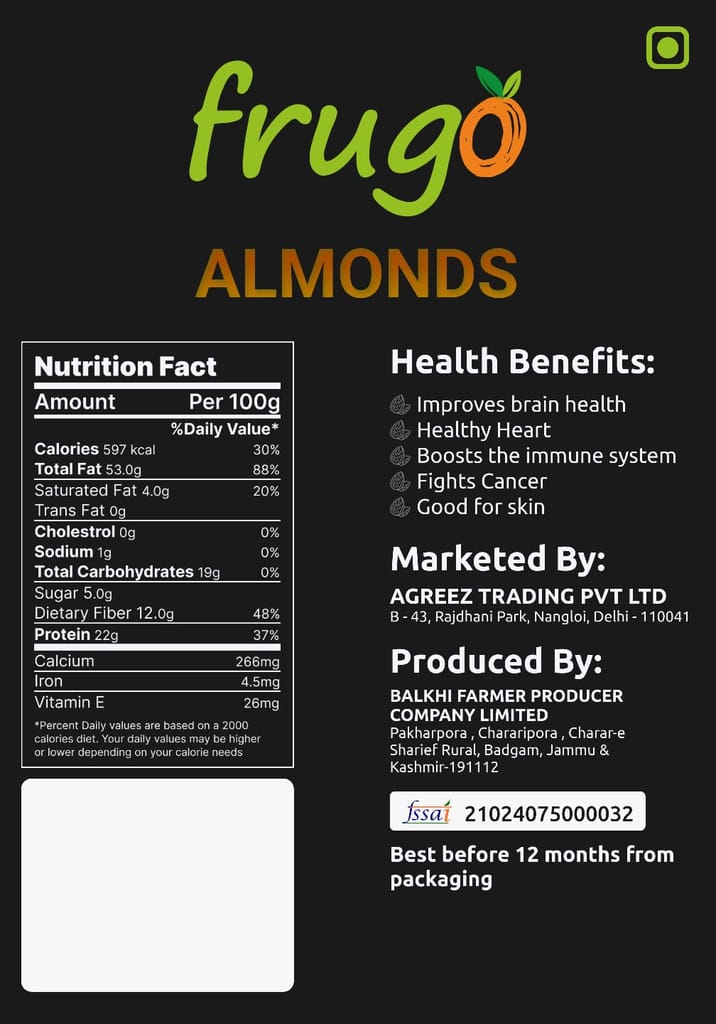 Almonds view 2