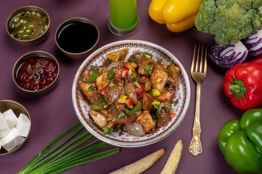 Paneer Chilli Dry (16 Pieces)