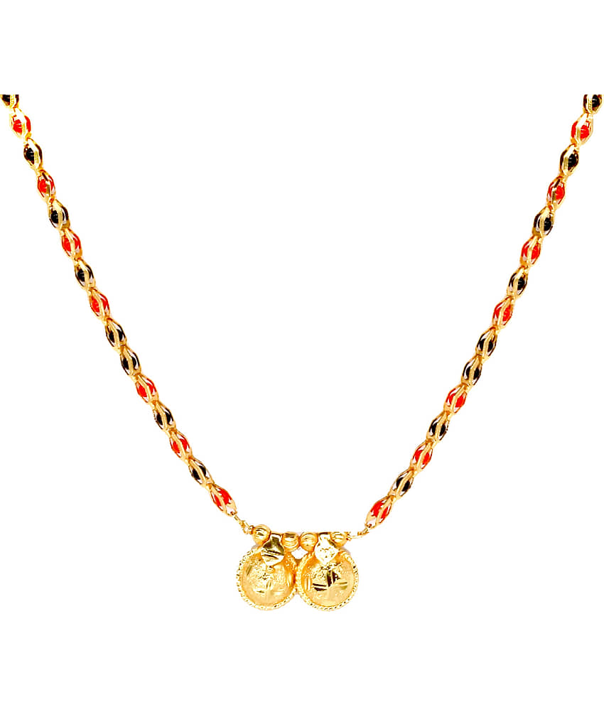 JIPPA - Golden Mangalsutra ( Pack of 1 ) view 2