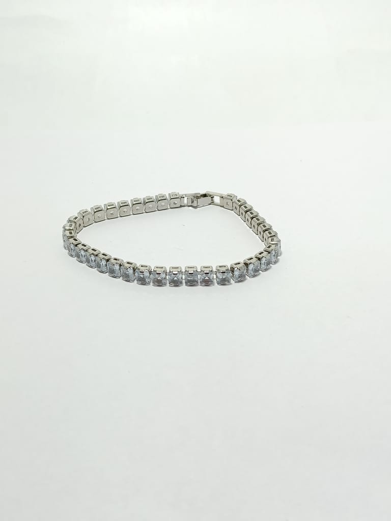 Dimplora Silver Grace Tennis Bracelet