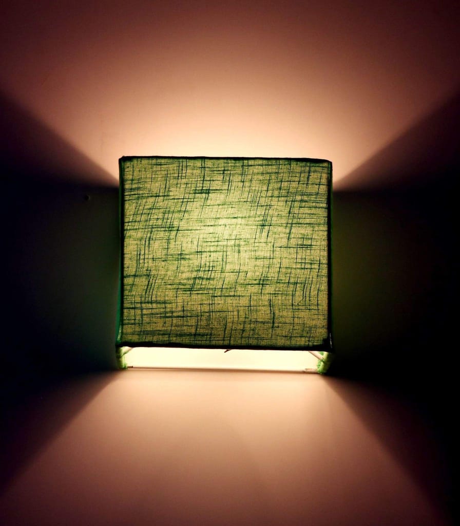 LIGHT ANGLE 7W Wall Lamp Shade, Green, Square view 2