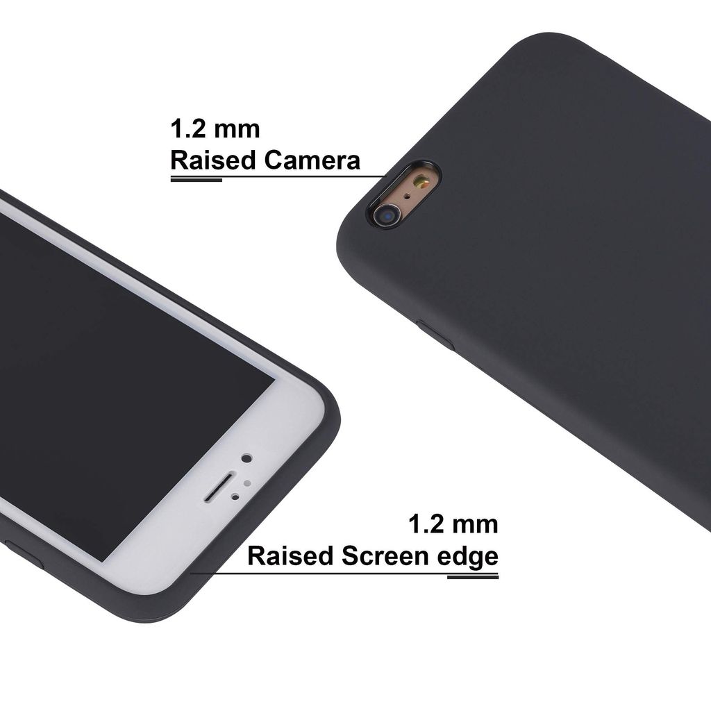 LIRAMARK Liquid Silicone Soft Back Cover Case for Apple iPhone 6 / 6S view 2
