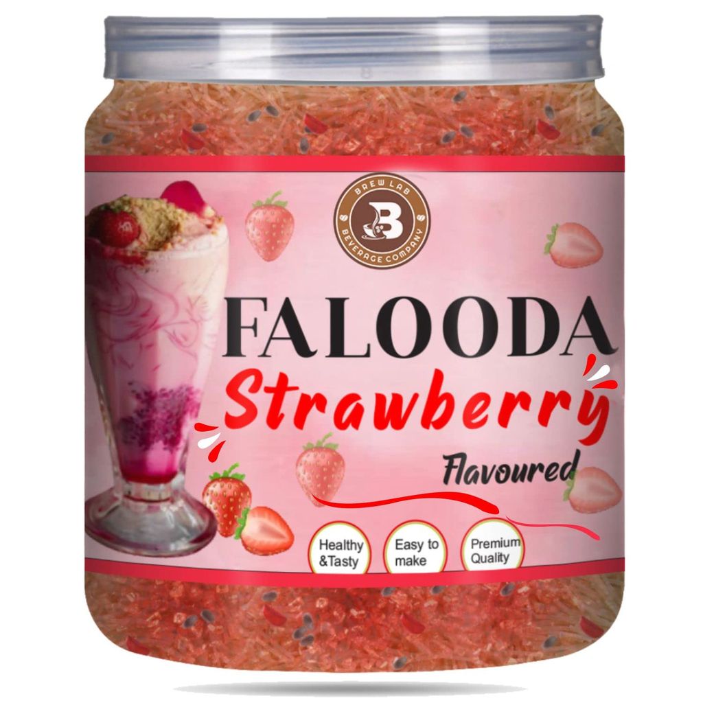 Brew Lab Combo-Instant Falooda Mix | Kesar Pista, Mango, Rose, Strawberry Flavour Each 250 g view 2