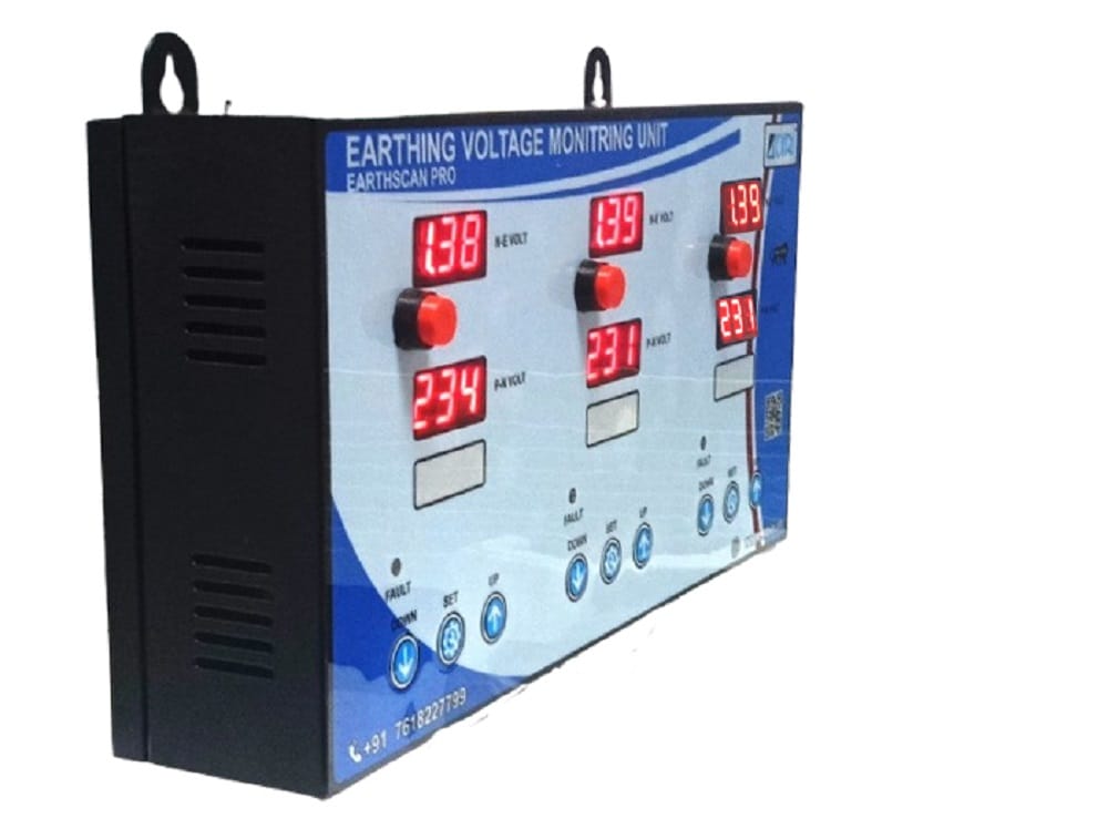 Koiri Make Earthing Voltage Monitoring Unit Tripple Screen ( EARTHSCAN PRO Series ) view 2
