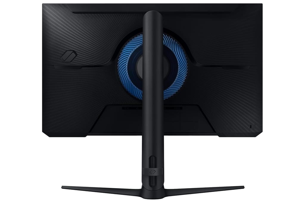Samsung 27" (68.5cm) Odyssey G3 Gaming Monitor|FHD 1920 X 1080|180Hz|1ms(MPRT)|AMD Freesync|Ports-DP,HDMI|DP Cable|16.7 Million Colors|Height-Tilt-Pivot Adjustable Stand|Bezeless|LS27DG300EWXXL|Black view 2