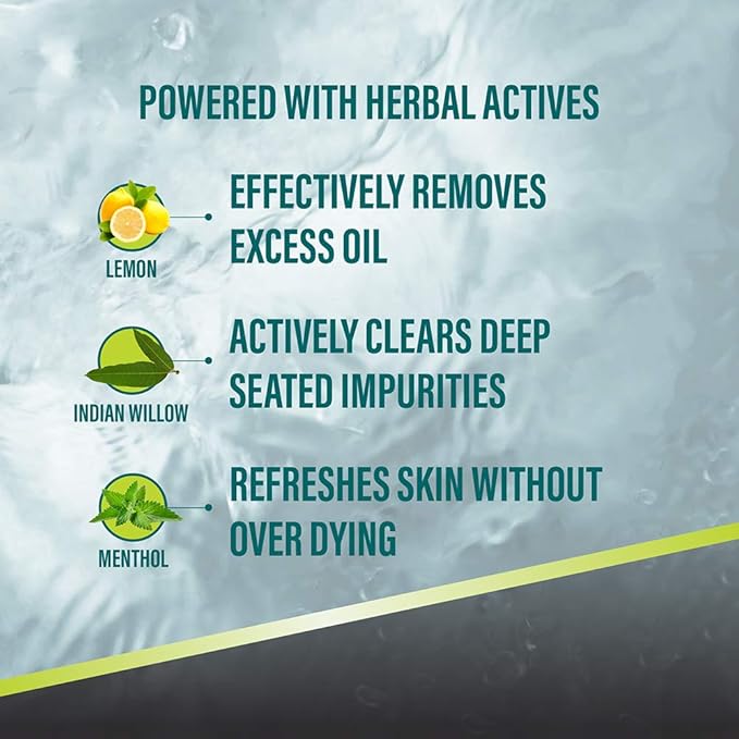 Himalaya Men Intense Oil Clear Lemon Face Wash, 50 Ml view 2