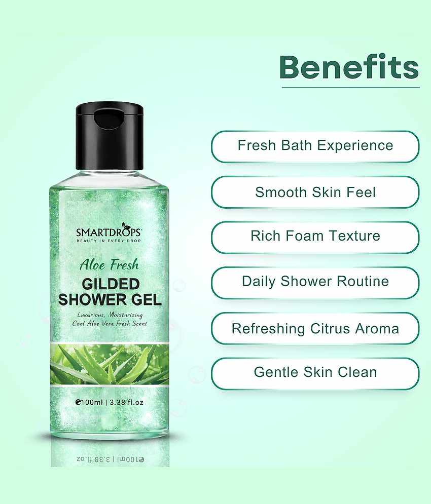 Smartdrops Aloe Vera Moisturizing Citrus Shower Gel Pack of 3 view 2