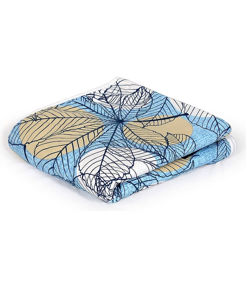 DIVINE CASA Double Cotton Blue Floral Dohar view 2