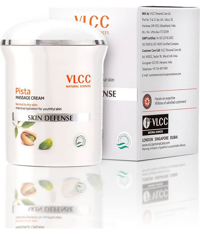 Vlcc Pista Massage Cream Normal To Dry Skin Moisturization &Glow Skin 50G view 2
