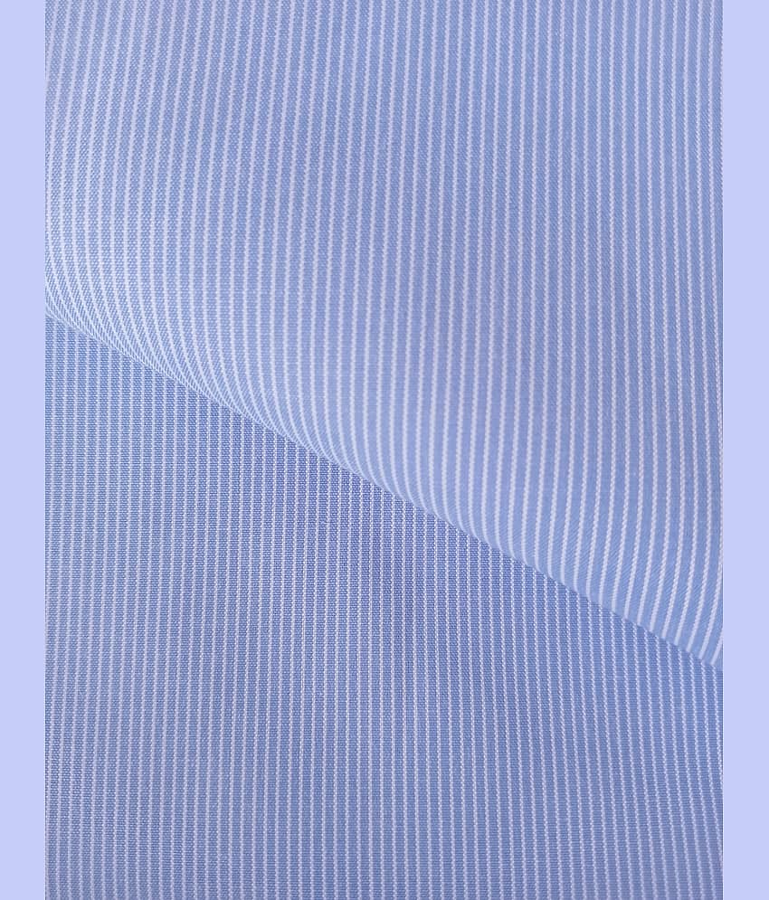 Makhanchor Blue 100 Percent Cotton Unstitched Shirt pc Single view 2