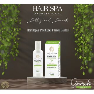 Enrrich Plus Hair Spa Hair oil( Pack of 3)100ml Use Strong Hair Bottle
