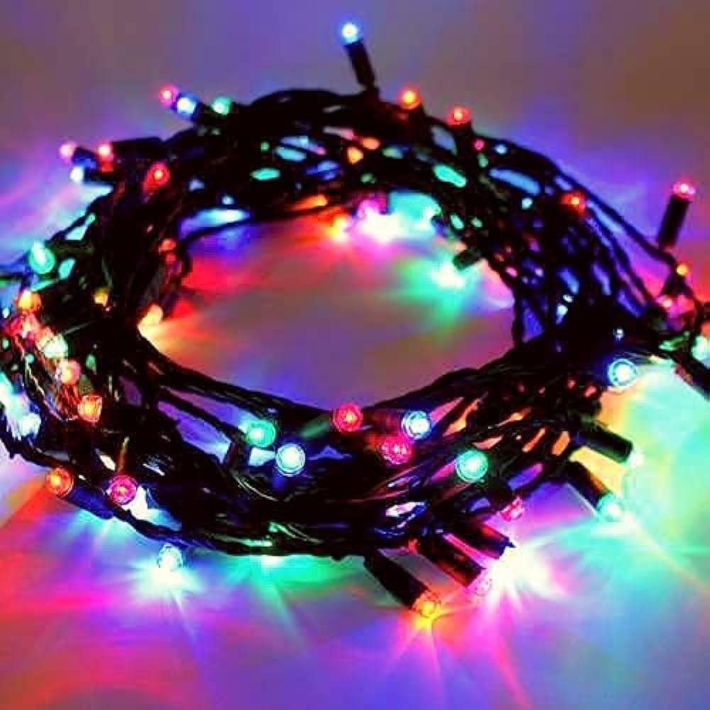 DAYBETTER� 15 Meter 30 LED Decorative Pixel Led String/Rice Light | 36 Feet Single Colour Diwali Still Led Ladi String Light for Home Decor, Christmas, Diwali and Festive (Multi Color) DA-36 view 2