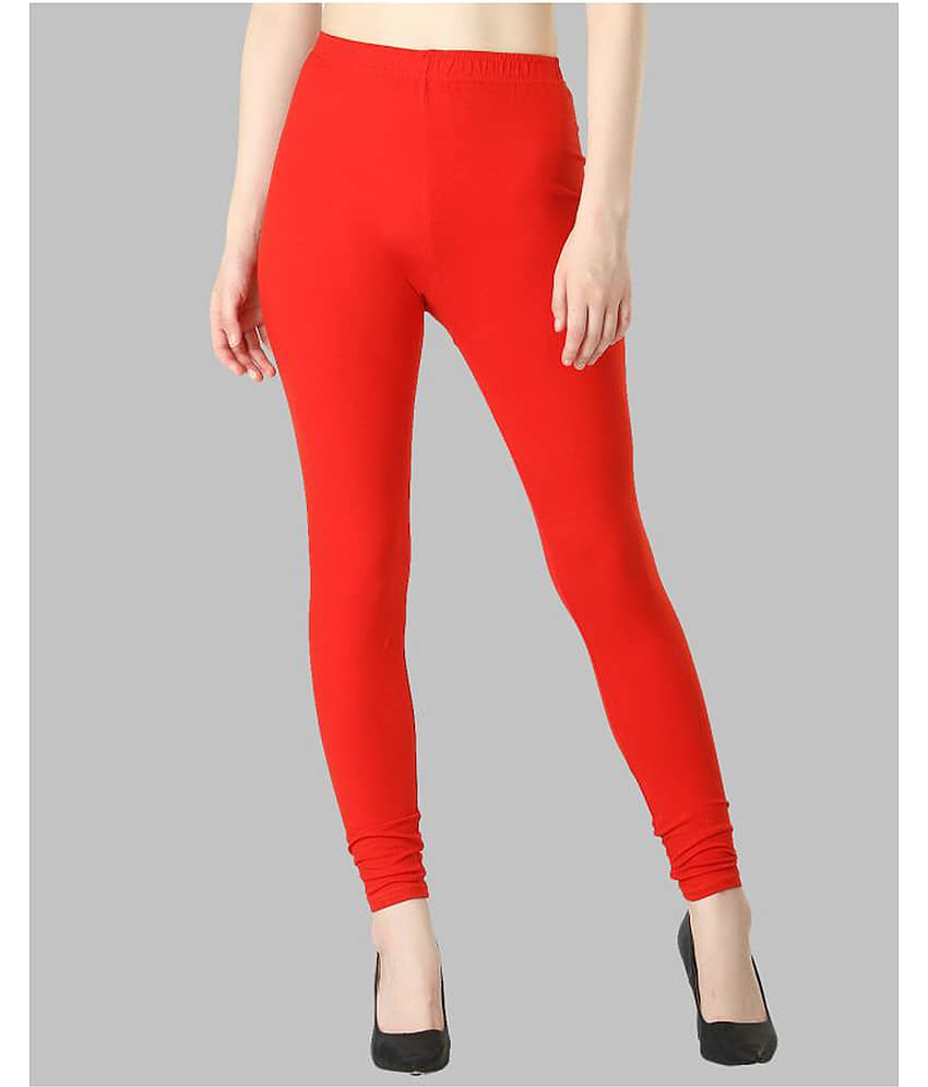 FnMe - Multicolor Cotton Women's Leggings ( Pack of 2 ) view 2