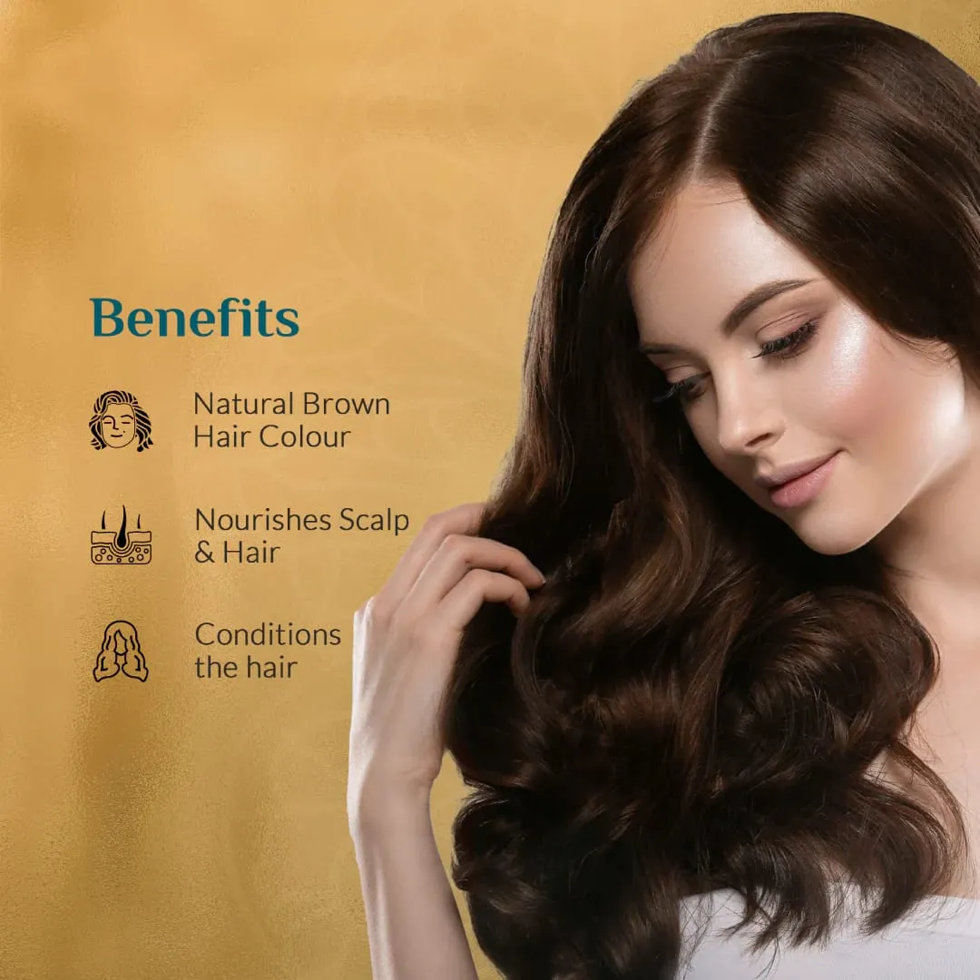 ashpveda Organic Brown Hair Color Powder view 2