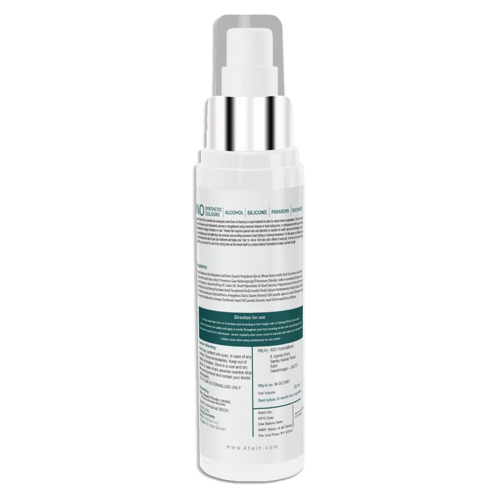 Ktein 100% Plant Based Treated Hair Maintenance Serum view 2