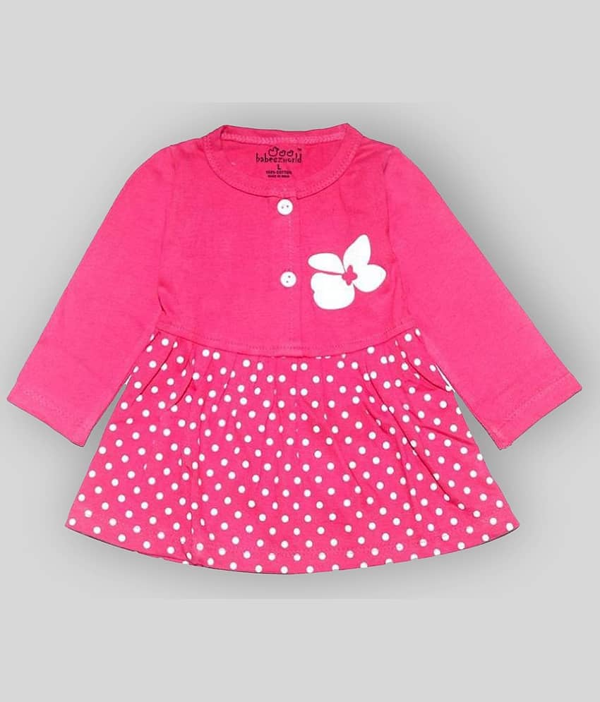 Babeezworld Pack of 4 Baby Girls Cotton Frock ( Multi ) view 2
