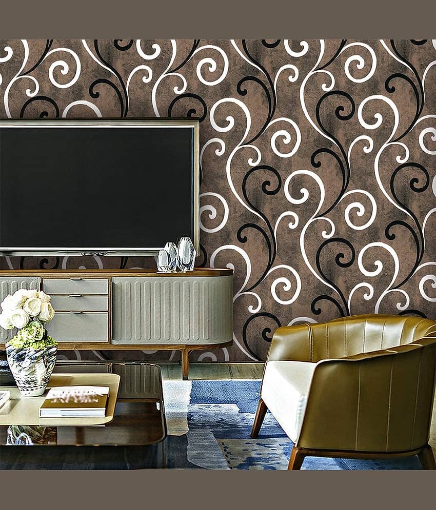 LAAYO - Abstract Wallpaper ( 45 x 500 ) cm ( Pack of 1 ) view 2