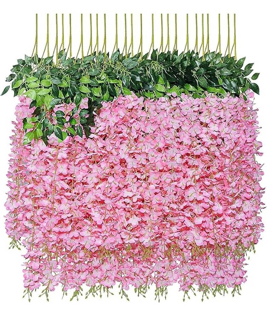 RealPBR - Pink Wild Artificial Flower ( Pack of 12 ) view 2