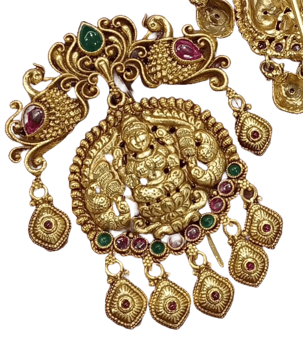 Gold Plated Traditional Indian Hair Pin view 2