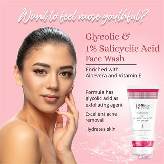 Globus Naturals Glycolic & 1% Salicylic Acid Face wash 100 ml view 2