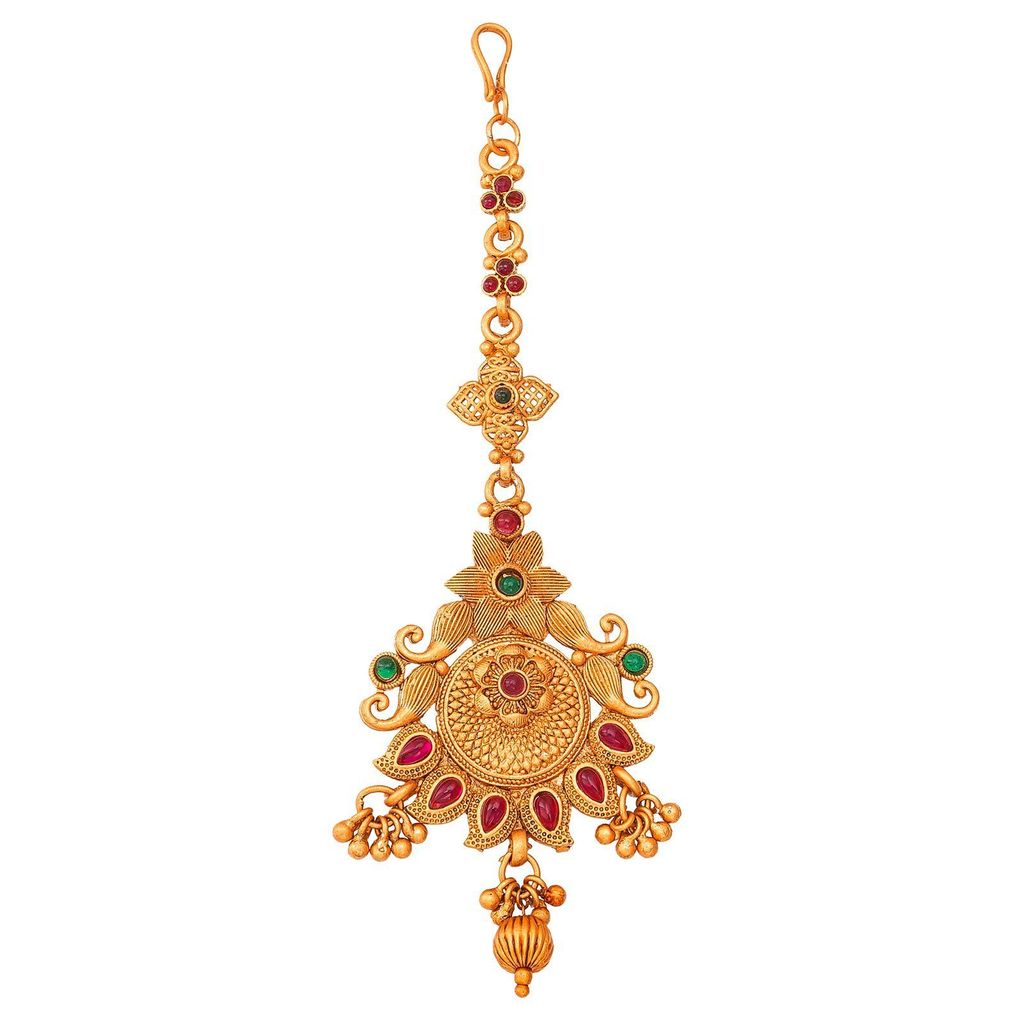 Morison Delicate Rose Gold Mangtikka Subtle Glamour for Modern Brides view 2