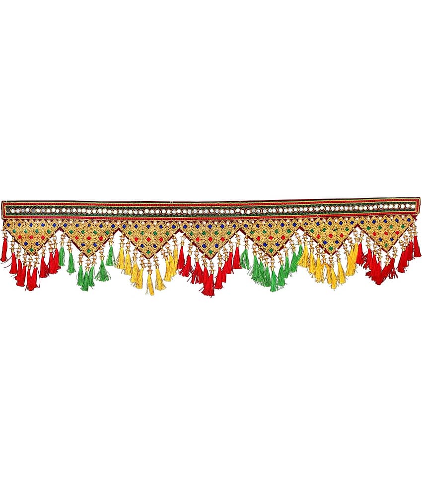 TORNORY Handmade Bandarwal Toran 3 ft Multi ( Pack of 1 ) view 2