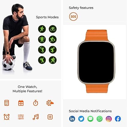 T800 SMART WATCH view 2