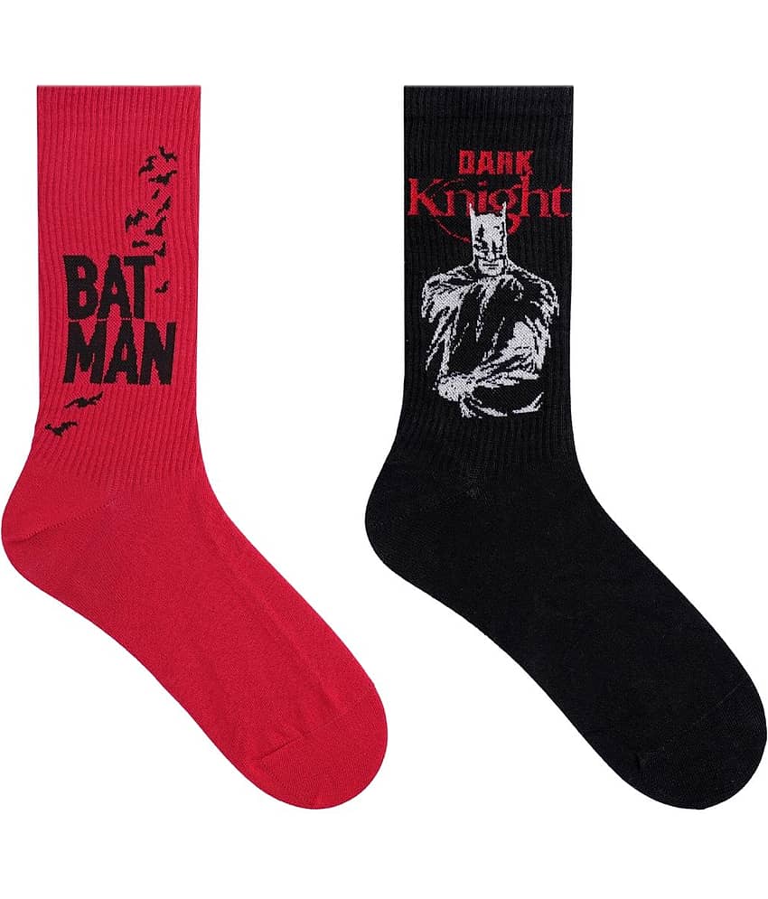 SOCKSXPRESS Pack of 2 Men's Cotton Mid Length Socks ( Multicolor ) view 2
