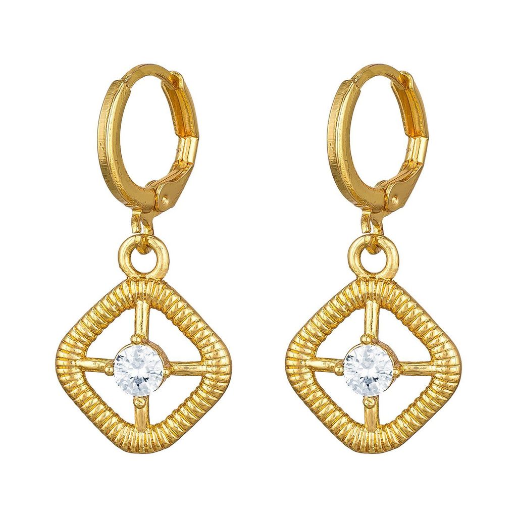 Morison Golden Chandbali Earrings Ethnic Charm Meets Modern Elegance view 2