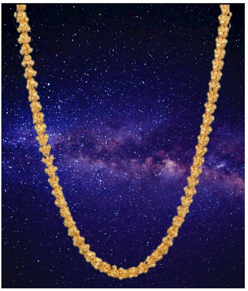 H M PRODUCT Gold Plated Chain ( Set of 1 ) view 2