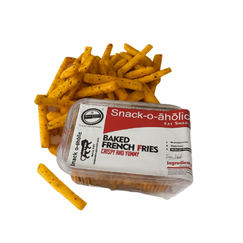 Snack O aholic Peri Peri Baked French Fries - 100g